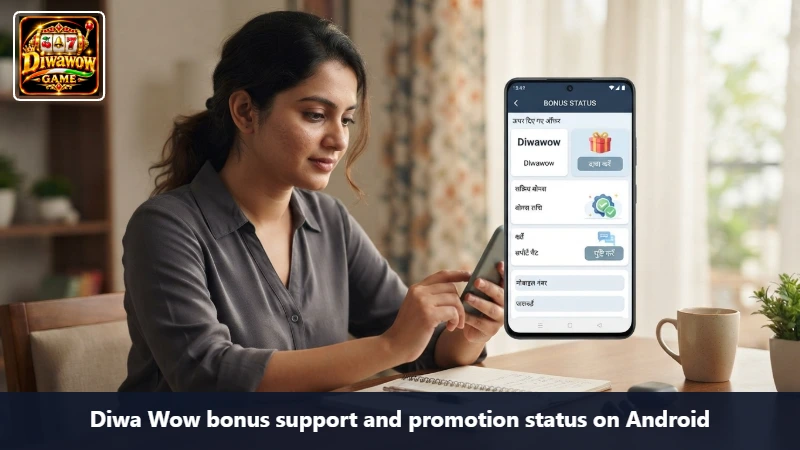 Diwa Wow bonus support and promotion status on Android